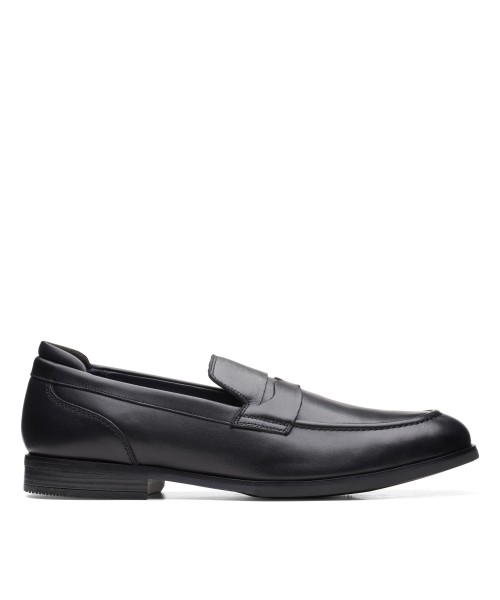 Clarks - Bradish Ease Black Leather Clarks - Bradish Ease Black Leather